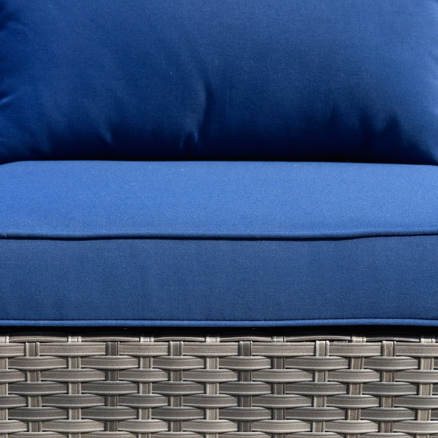 Ovios Outdoor Sectional Furniture 7-Piece with Cushions and Table