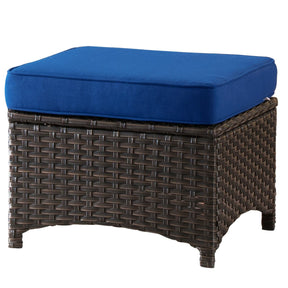 Ovios Patio Conversation Set 10-Piece with Rocking Chairs and Table Kenard