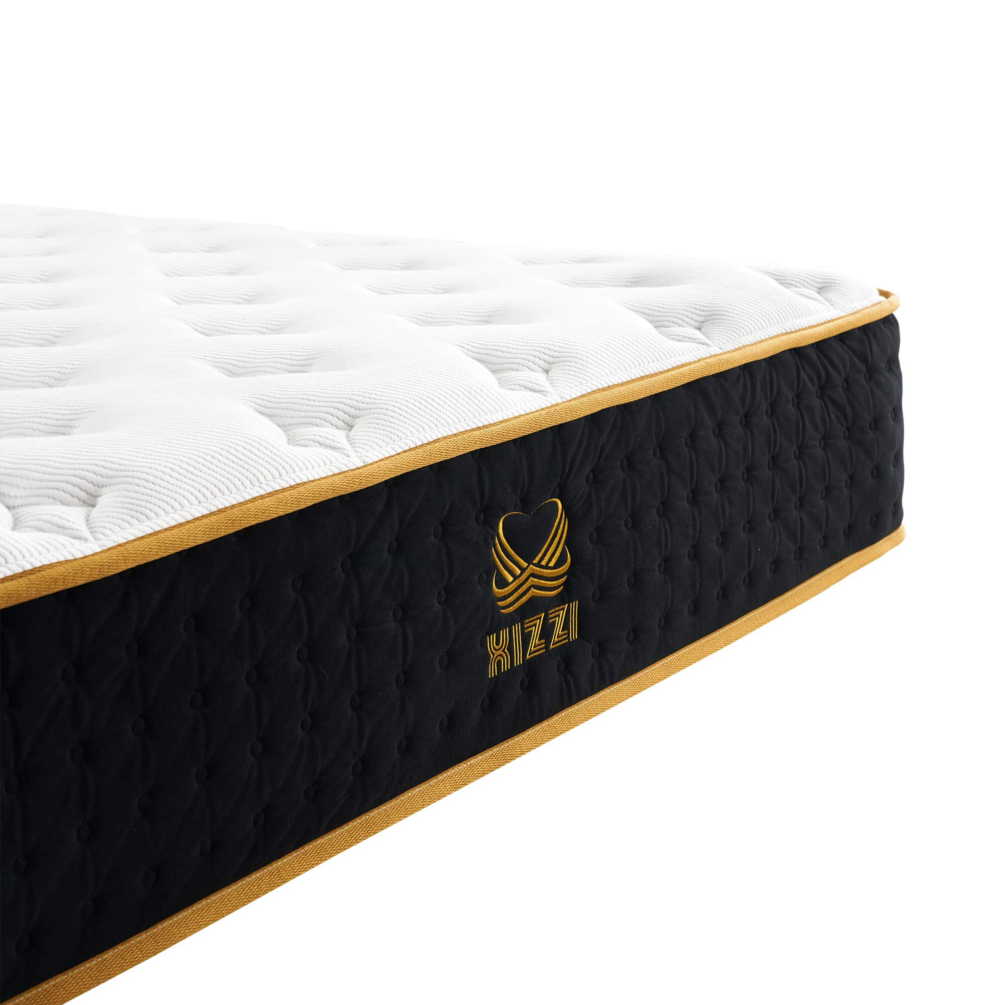 Xizzi 12" Medium Hybrid Mattress Bamboo Fiber Fabric Cooling Gel Memory Foam