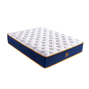 Xizzi 14" Medium Hybrid Mattress Bamboo Fiber Fabric Cover Cooling Gel Memory Foam