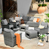 #color_Dark Grey Wicker Dark Grey Cushion