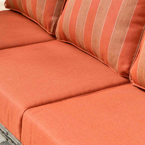 Ovios Patio Conversation Set 5 Piece with 2 Ottoman and 5'' Cushion, Olefin Fabric