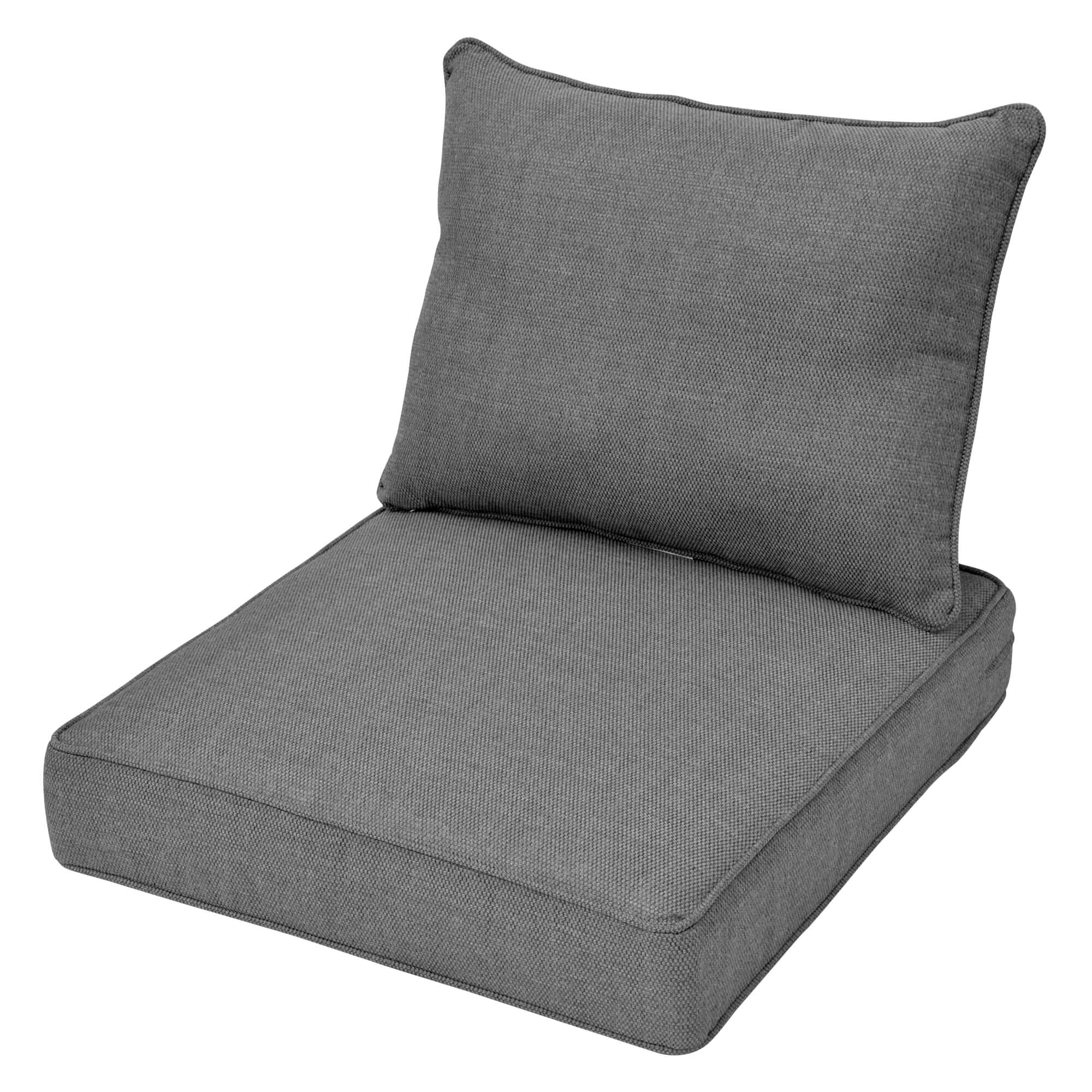 Ovios Replacement Seat Back Cushions Set with Olefin Fabric and Zipper