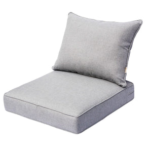 Ovios Replacement Seat Back Cushions Set with Olefin Fabric and Zipper, 24'' x 24'', Not Suitable for Ovios Patio Furniture