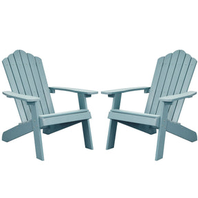 Ovios Outdoor Chairs 2-Piece Adirondack Transitional Style