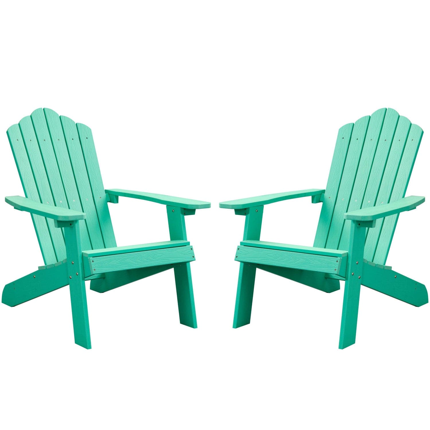 Ovios Outdoor Chairs 2-Piece Adirondack Transitional Style
