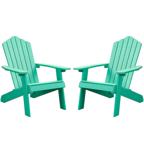 Ovios Outdoor Chairs 2-Piece Adirondack Transitional Style