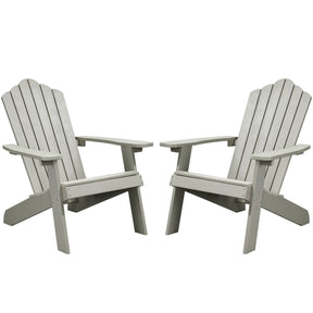 Ovios Outdoor Chairs 2-Piece Adirondack Transitional Style