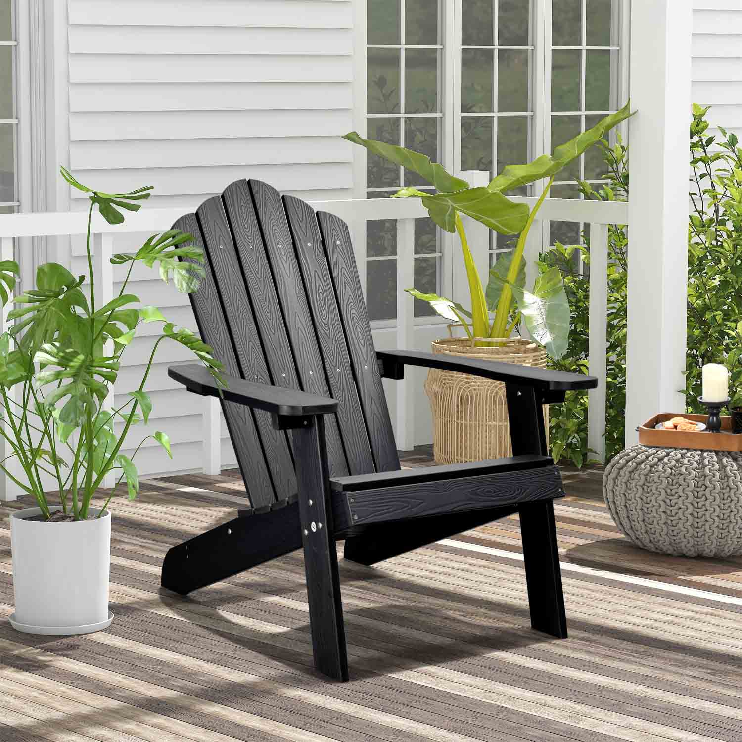 Ovios Patio Chairs Adirondack Waterproof Lounge Chair