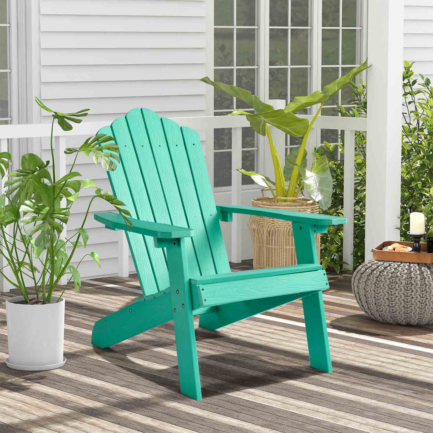 Ovios Patio Chairs Adirondack Waterproof Lounge Chair