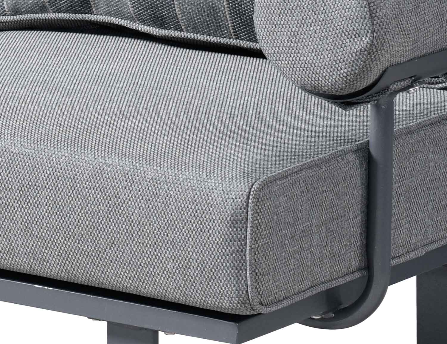 Ovios Patio Bistro Set 2 Piece Outdoor Chairs, Aluminum Frame, 5'' Cushion