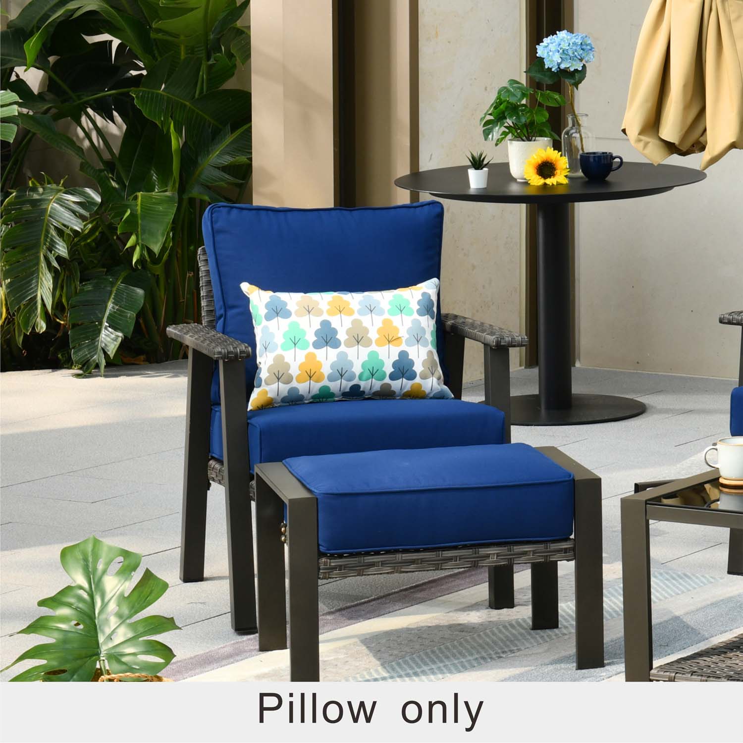 Ovios Indoor Outdoor Throw Pillows Set of 2 with Inserts Patio Furniture  Pillows Includes Pillow Core and Pillowcase, Decorative Pillows for Bed