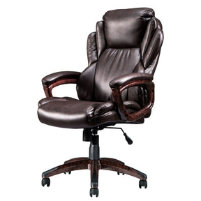 Ovios Executive Office Chair, High Back Desk Chair, Leather Computer Desk Chair For Home Office