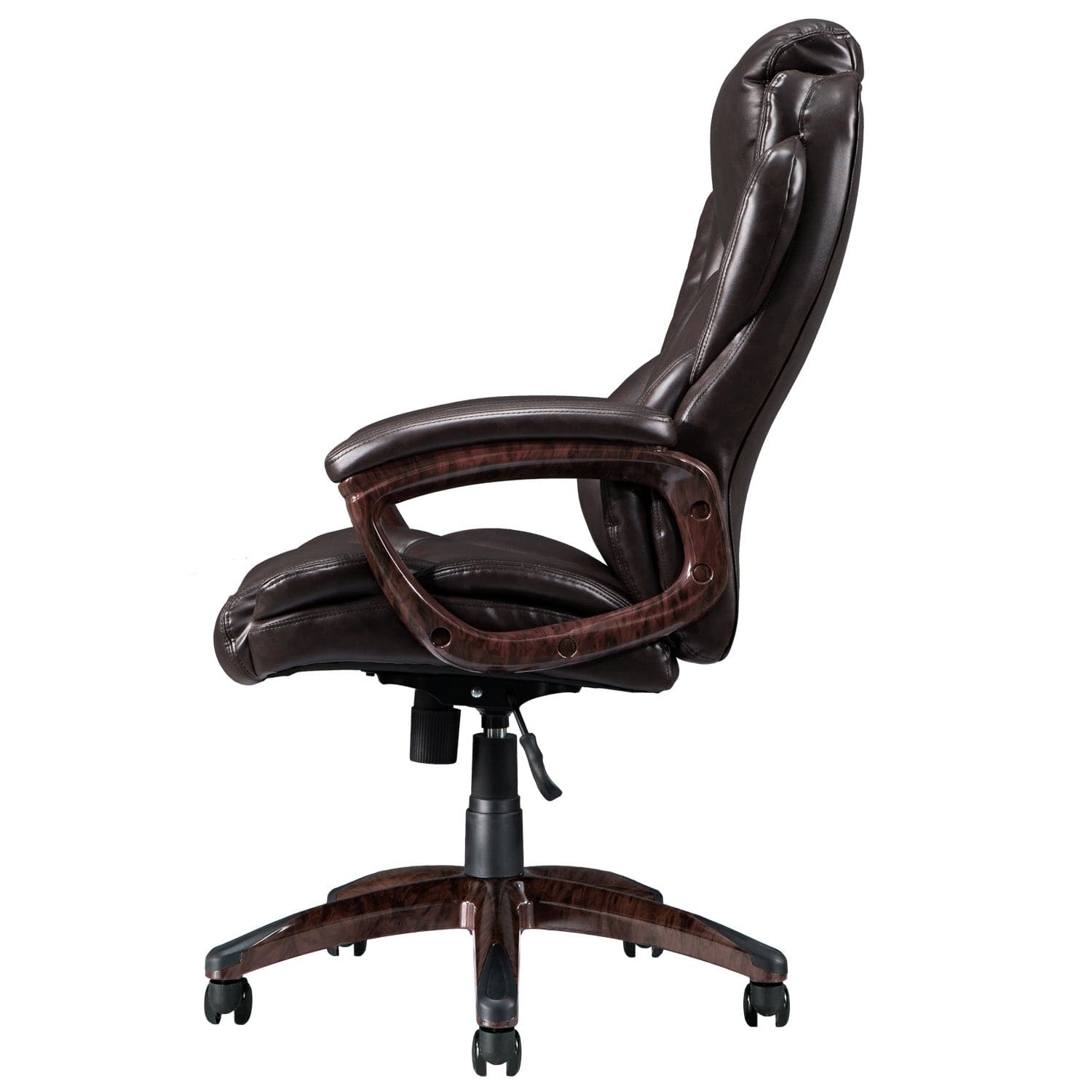 Ovios Executive Office Chair, High Back Desk Chair, Leather Computer Desk Chair For Home Office