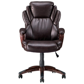 Ovios Executive Office Chair, High Back Desk Chair, Leather Computer Desk Chair For Home Office