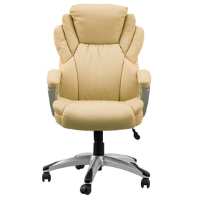Ovios Executive Office Chair, High Back Desk Chair, Leather Computer Desk Chair For Home Office