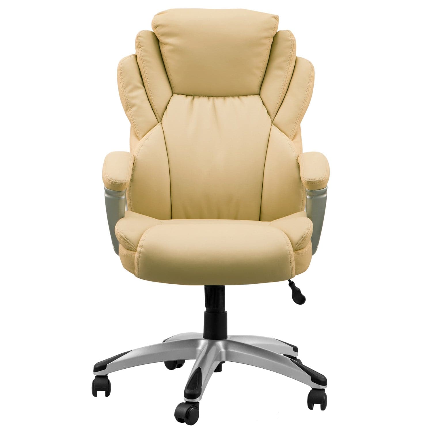 Ovios Executive Office Chair, High Back Desk Chair, Leather Computer Desk Chair for Home Office