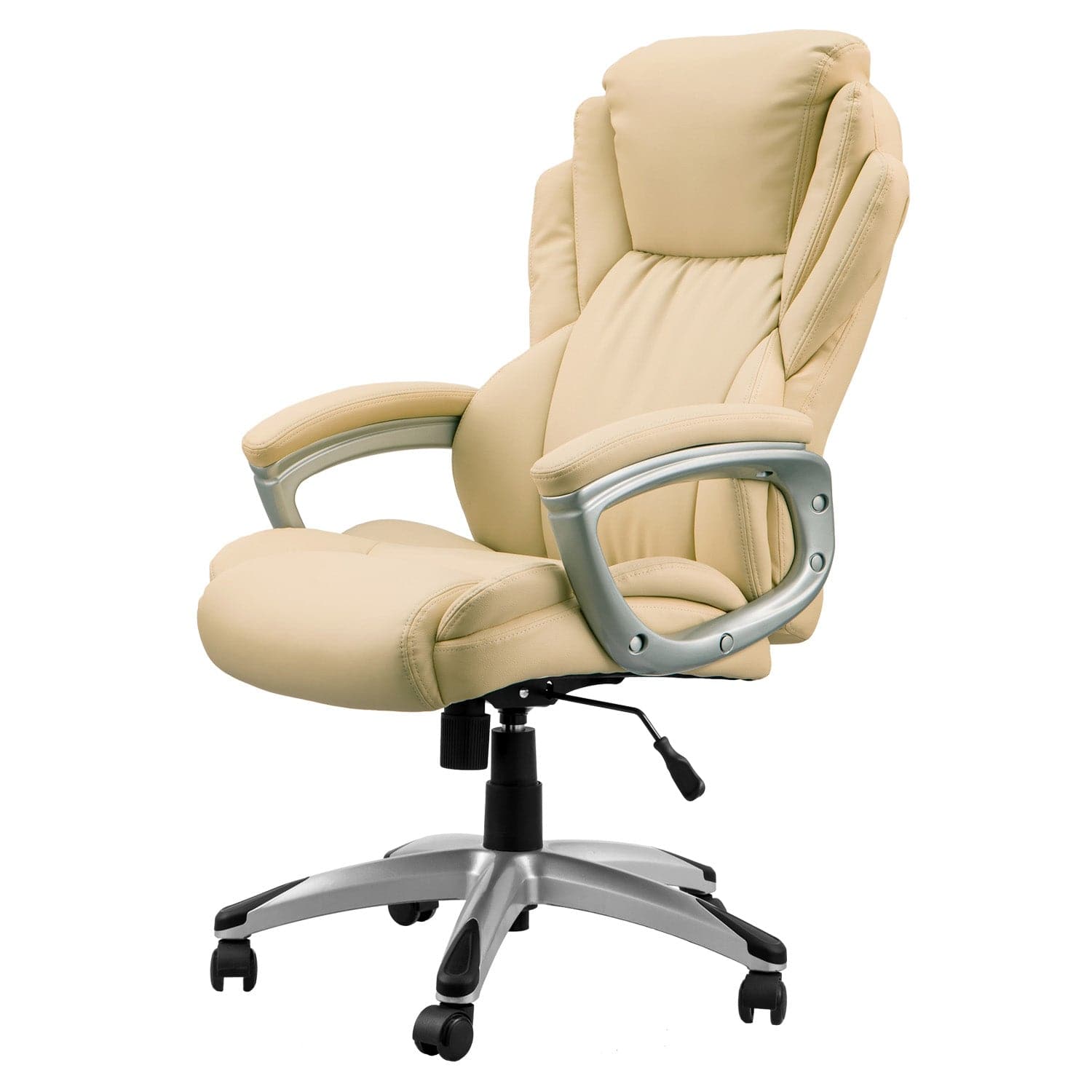 Ovios Executive Office Chair, High Back Desk Chair, Leather Computer Desk Chair for Home Office