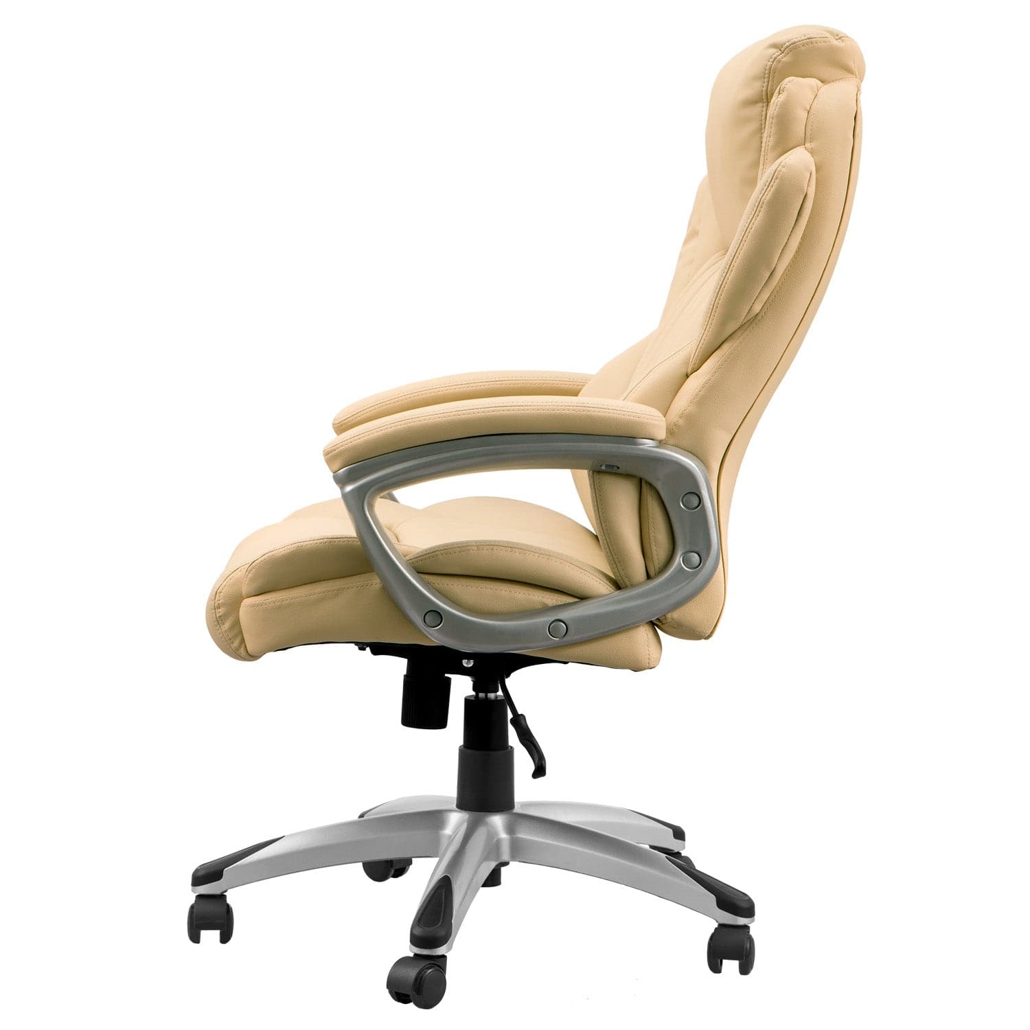 Ovios Executive Office Chair, High Back Desk Chair, Leather Computer Desk Chair for Home Office
