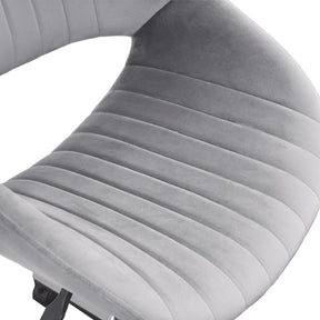 Ovios Cute Pink/Grey Cushion with Golden/Silver Base Desk Chair, Task Chair, Computer Desk Chair