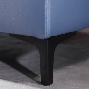 Ovios Living Room Reversible Sofa Chaise 100.40" Wide Dark Blue