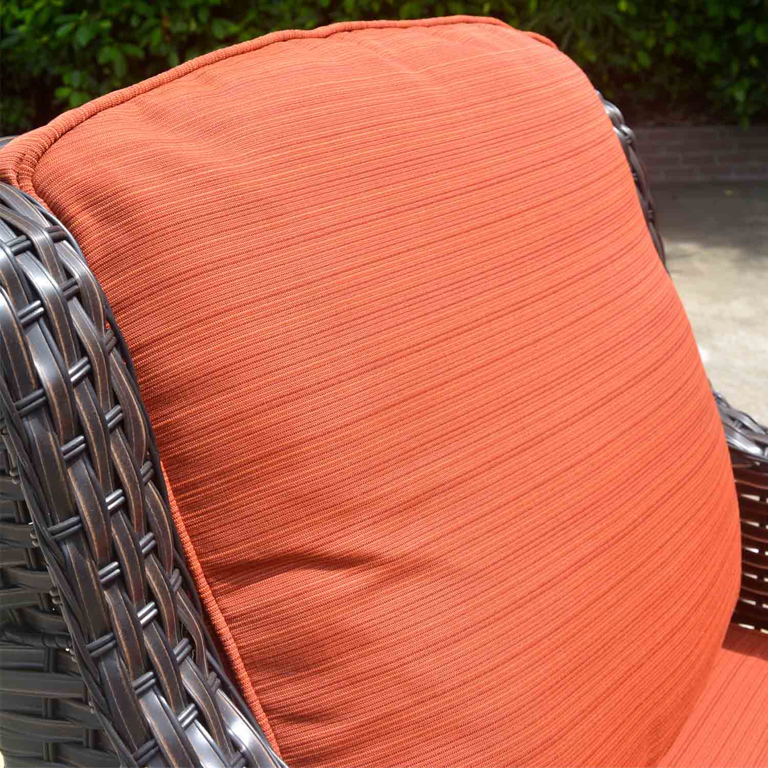 Ovios Patio Conversation Set 6-Piece with 30' Fire Pit Table and Kenard Set