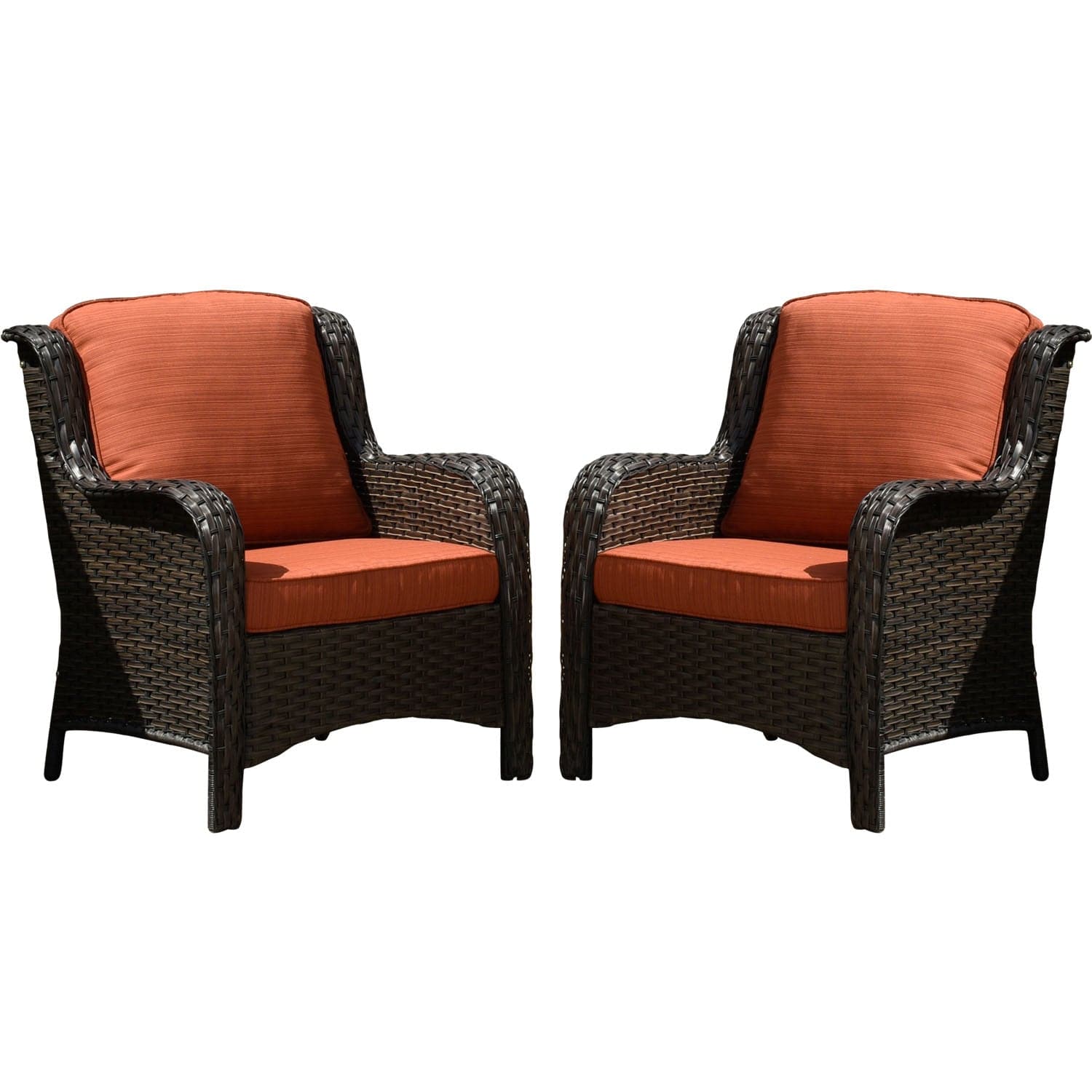 Ovios Patio Conversation Set 6-Piece with 30' Fire Pit Table and Kenard Set