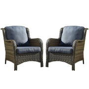#color_Grey Wicker Denim Blue Cushion
