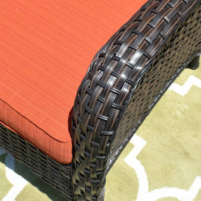 Ovios Outdoor Furniture 7-Piece with 30'' Fire Pit Table and Kenard 2 Rocking Chairs