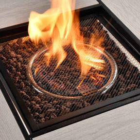 Ovios Patio 8-Piece Conversation Set with 30'' Propane Fire Pit Table Kenard