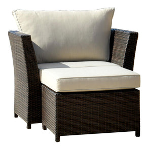 Ovios Patio Furniture Set Rimaru 6-Piece with 2 Pillows, No Assembly Required
