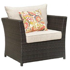 Ovios Patio Conversation Set Rimaru 9-Piece with 2 Chairs and 2 Pillows, No Assembly Required