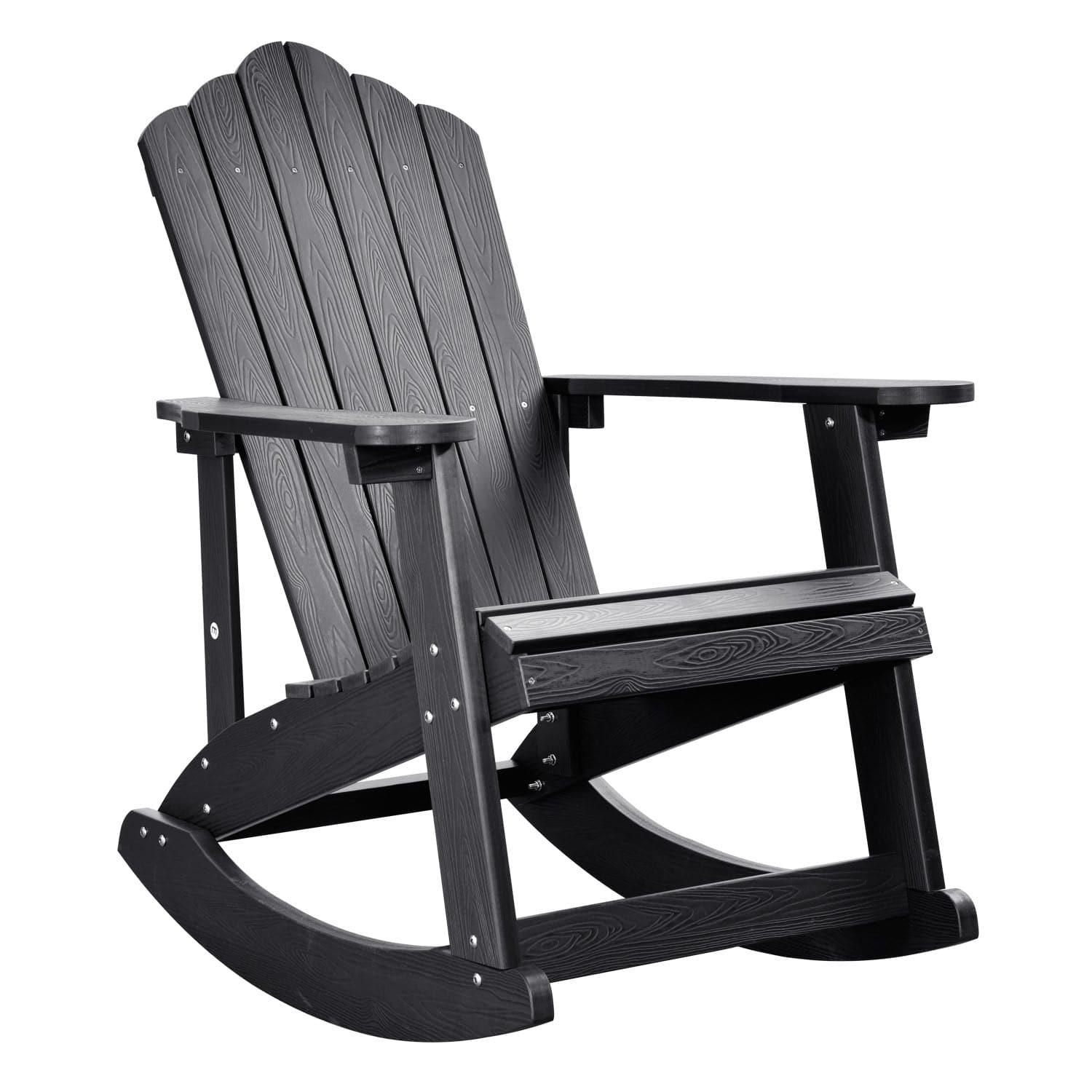 Ovios Outdoor Adirondack Rocker Chair, Waterproof Lounge Chair