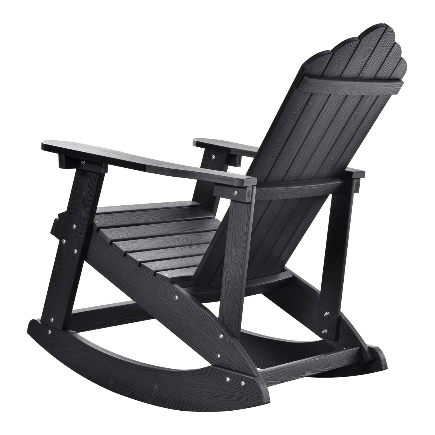 Ovios Outdoor Adirondack Rocker Chair, Waterproof Lounge Chair