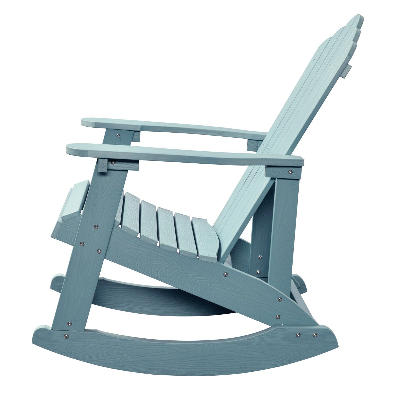 Ovios Outdoor Adirondack Rocker Chair, Waterproof Lounge Chair