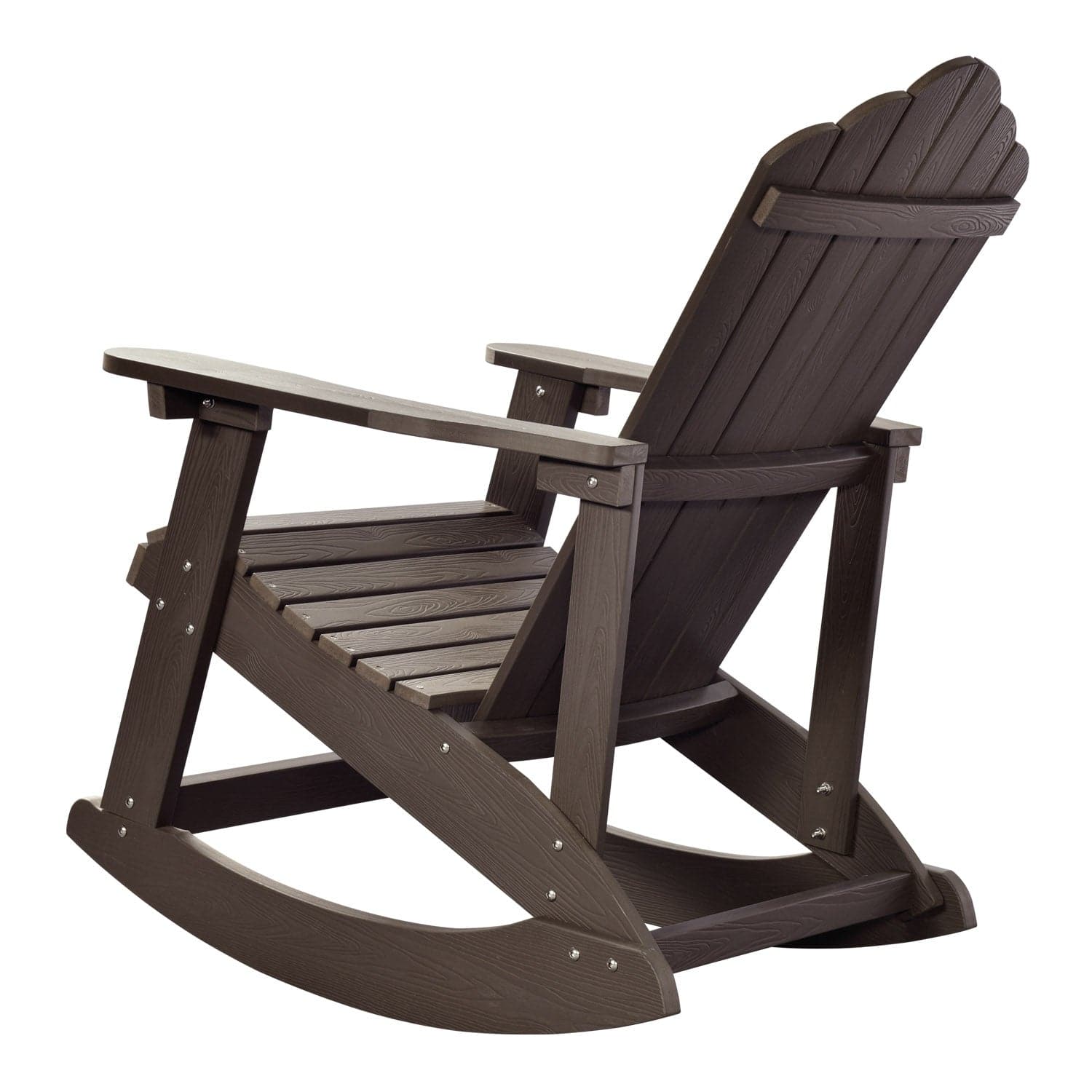 Ovios Outdoor Adirondack Rocker Chair, Waterproof Lounge Chair