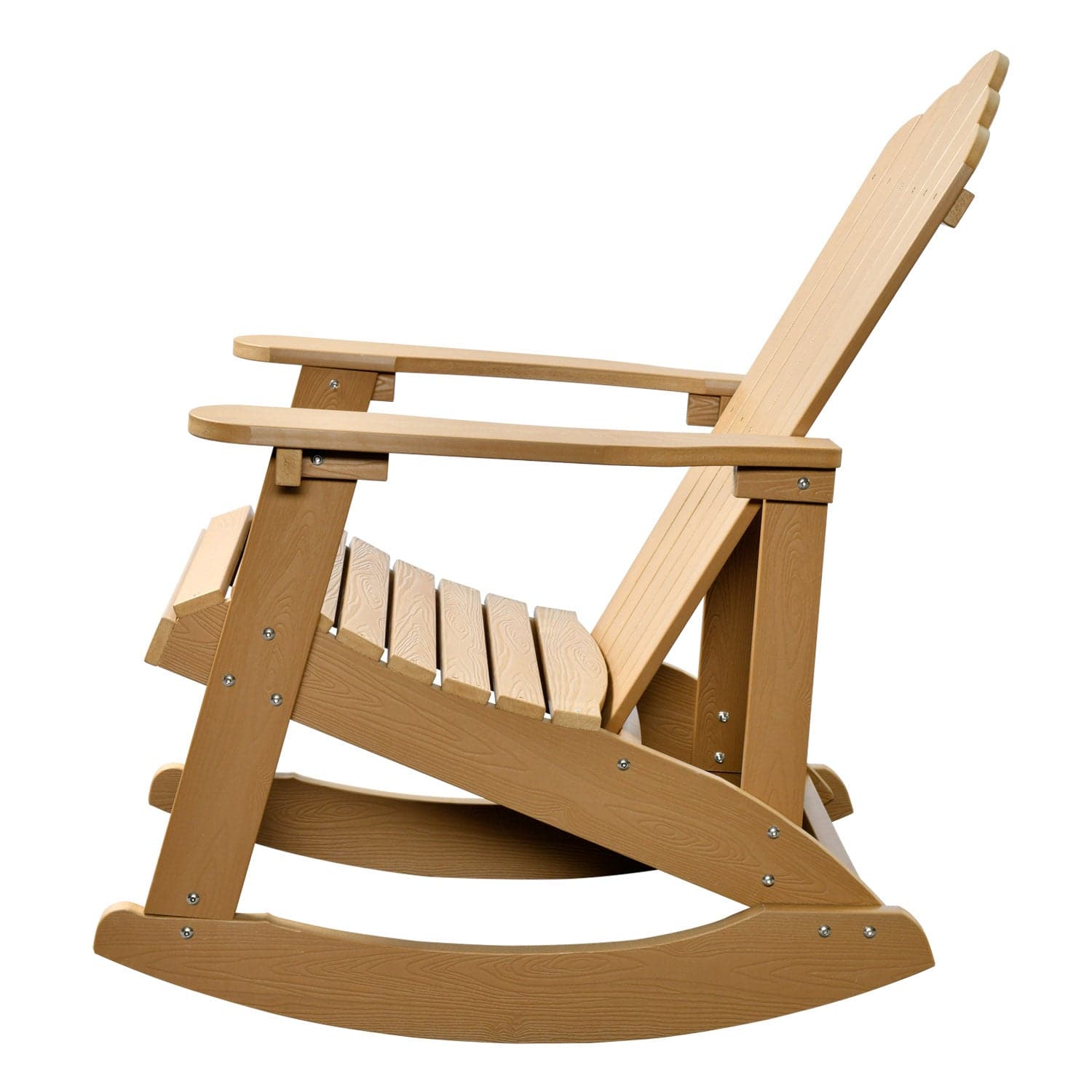 Ovios Outdoor Adirondack Rocker Chair, Waterproof Lounge Chair