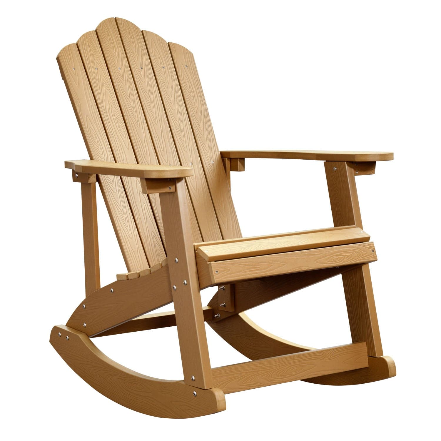 Ovios Outdoor Adirondack Rocker Chair, Waterproof Lounge Chair