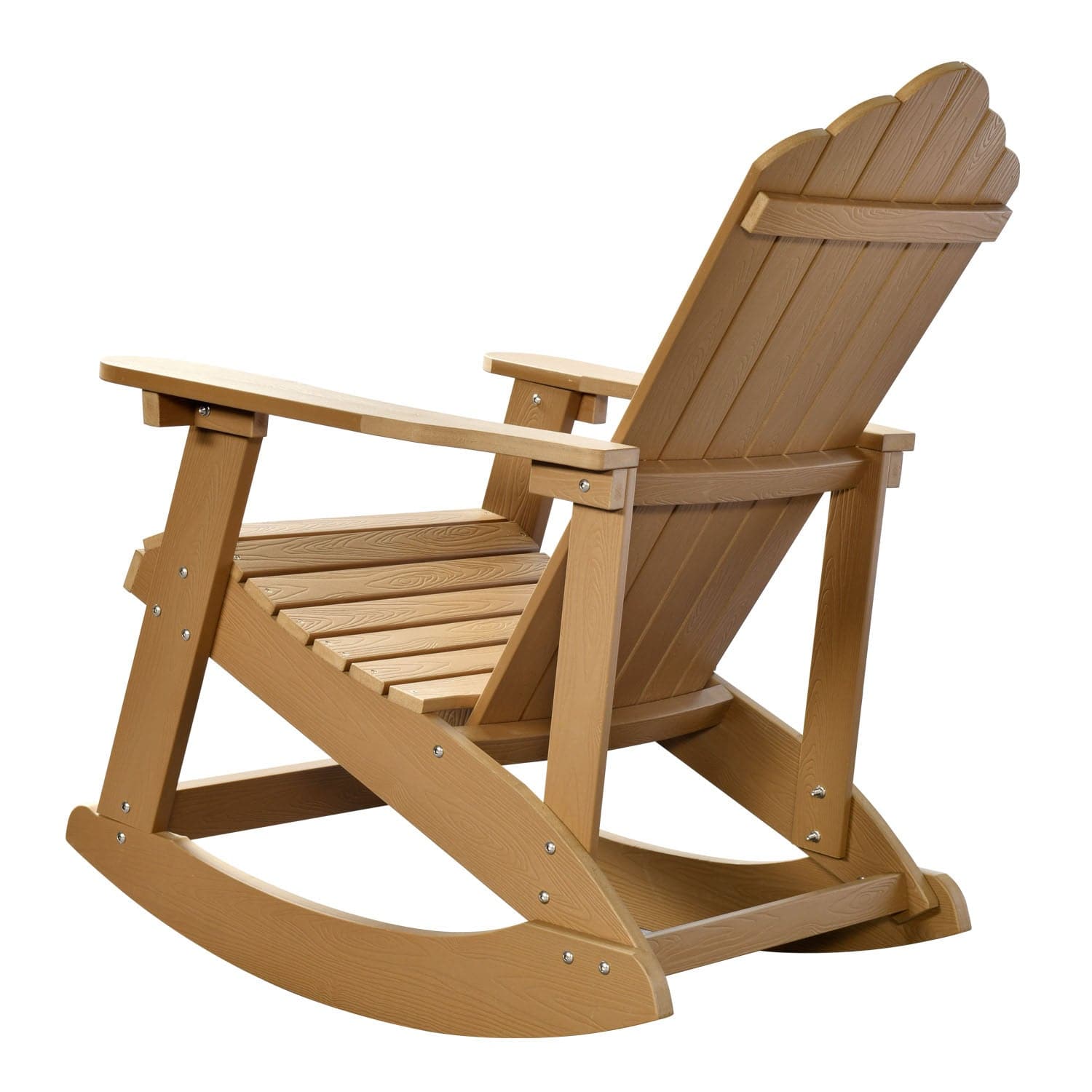 Ovios Outdoor Adirondack Rocker Chair, Waterproof Lounge Chair