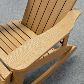 Ovios Outdoor Adirondack Rocker Chair, Waterproof Lounge Chair
