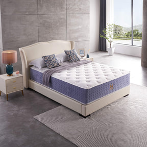 Xizzi 14" Medium Hybrid Mattress Bamboo Fiber Fabric Cover Cooling Gel Memory Foam