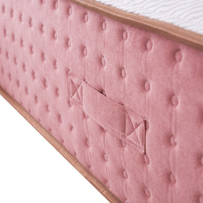 Xizzi 14" Medium Hybrid Mattress Bamboo Fiber Fabric Cover Cooling Gel Memory Foam