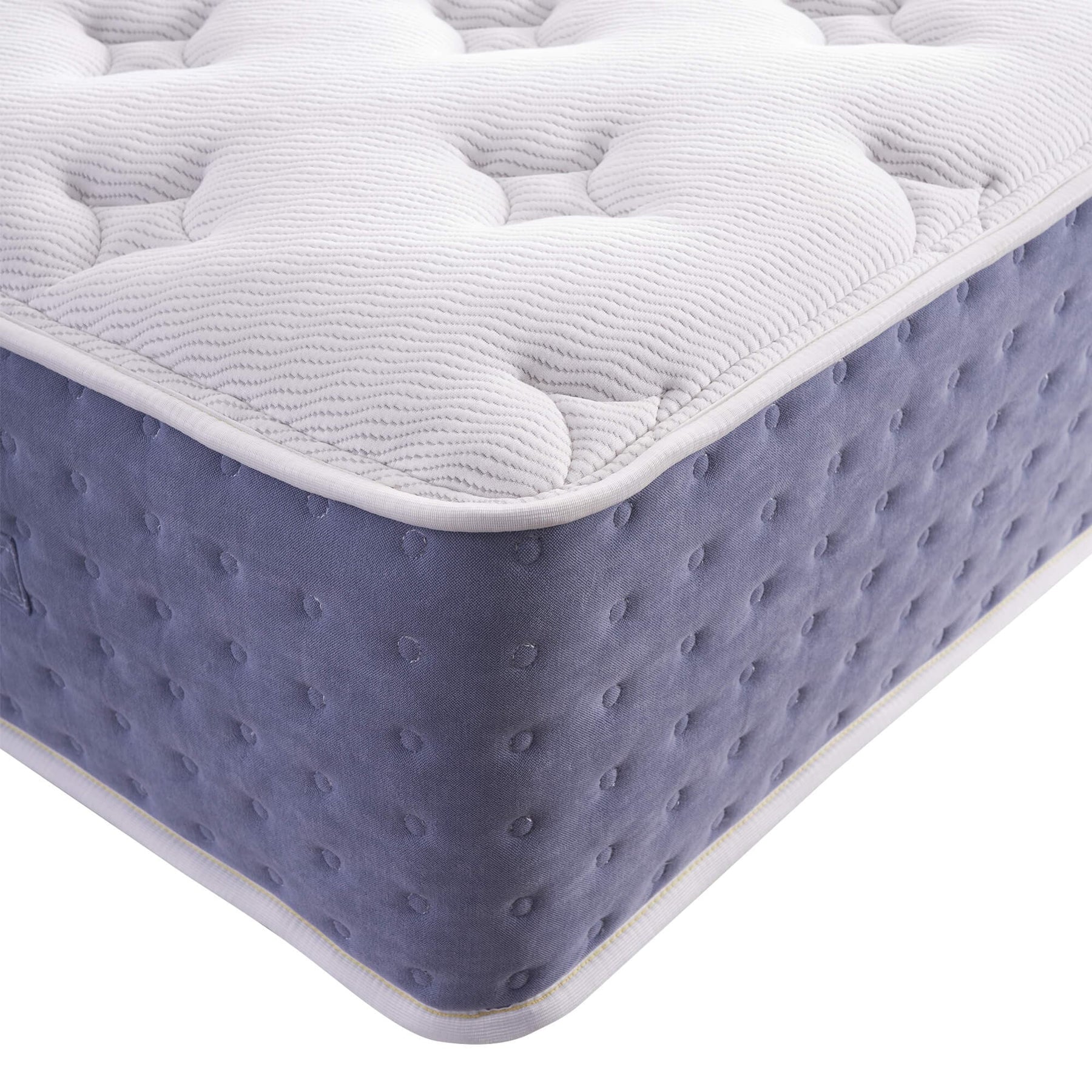 Xizzi 14" Medium Hybrid Mattress Bamboo Fiber Fabric Cover Cooling Gel Memory Foam